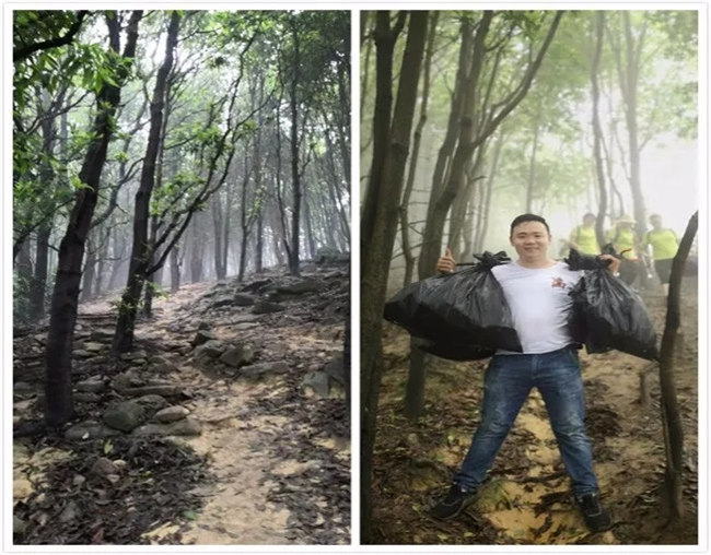 博皓人所到之處,皆無垃圾,滿滿當當?shù)拇? width=